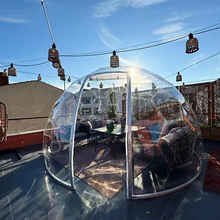 Waterfront By The Tram - Terrace With Dome & Golden Horn View In Fatih Estambul