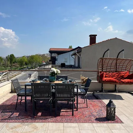 Apartament Waterfront By The Tram - Terrace With Dome & Golden Horn View In Fatih