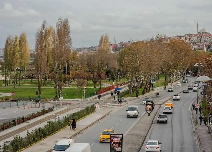 Waterfront By The Tram - Terrace With Dome & Golden Horn View In Fatih * Istanbul
