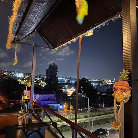 Waterfront By The Tram - Terrace With Dome & Golden Horn View In Fatih Apartament Stambuł