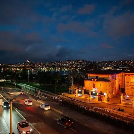 公寓 Waterfront By The Tram - Terrace With Dome & Golden Horn View In Fatih *