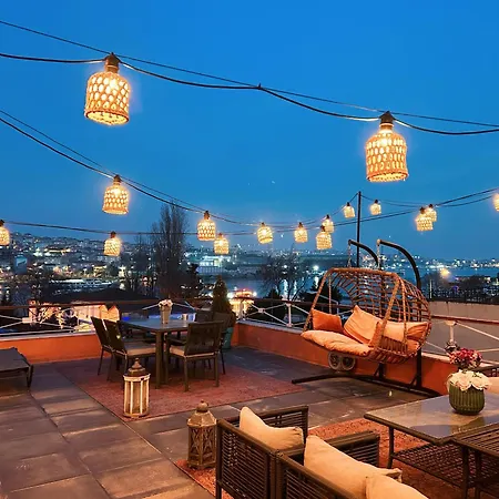 公寓 Waterfront By The Tram - Terrace With Dome & Golden Horn View In Fatih *
