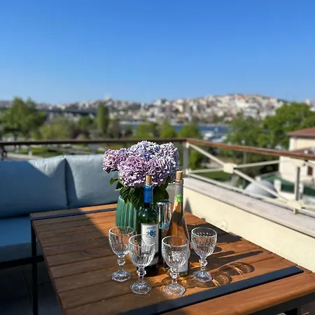Waterfront By The Tram - Terrace With Dome & Golden Horn View In Fatih 公寓 伊斯坦布尔
